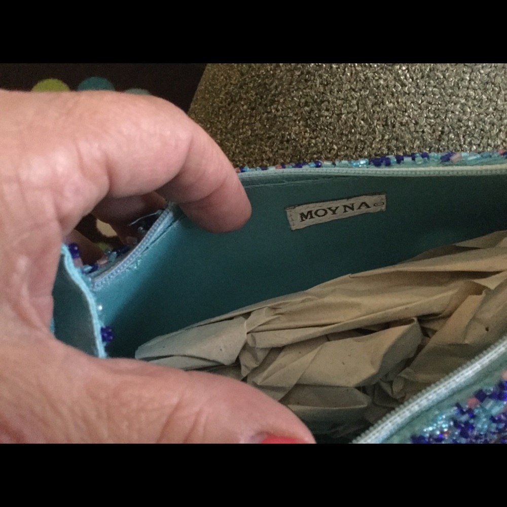 Moyna Beaded evening bag NWOT - Picture 5 of 6